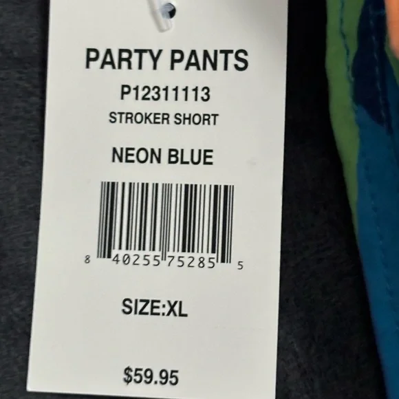 Party pants shorts Men’s XL new with tags